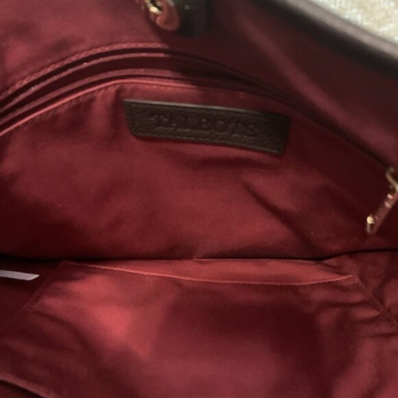 Boho-chic Talbots Dark Brown Bag Soft Suede Handbags Purse - Picture 8 of 9